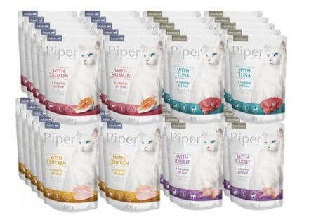 Dolina Noteci Piper Premium Cat Food 10x100g Wet Cat Food