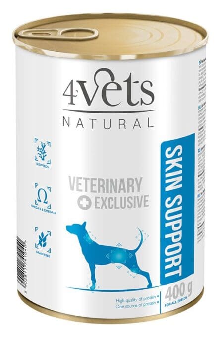 Dolina Noteci 4Vets Natural Skin Support 6*400 g