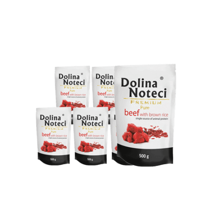Dolina Noteci Premium Pure Beef 5x500g Wet Dog Food