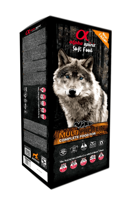Alpha Spirit Dry Dog Food Wild Fish, Multiprotein and Poultry 6*200g