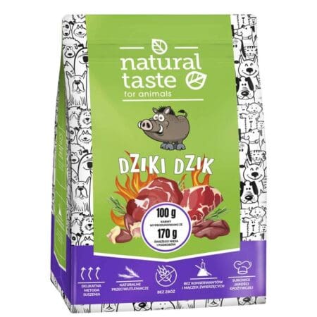Dolina Noteci Natural Taste Wild Boar Air - Dried Dog Food 1 kg - 2.2lbs