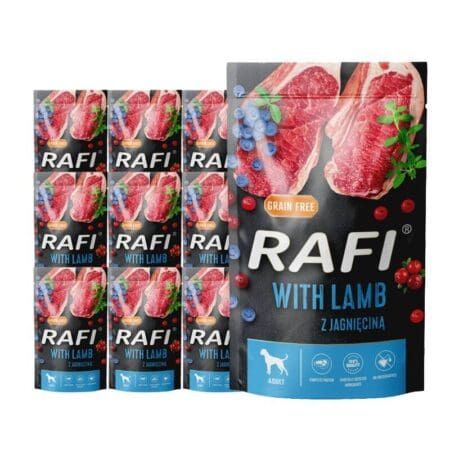 Dolina Noteci RAFI Lamb Flavour 10 sachets for dogs*300 g