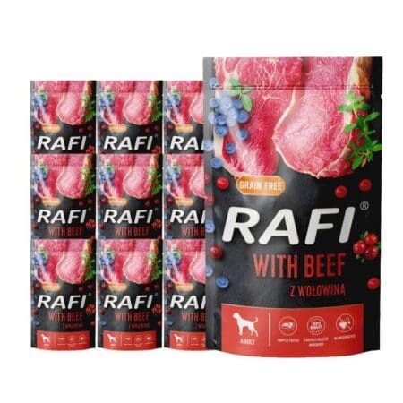 Dolina noteci RAFI Beef Flavour 10 sachets for dogs *300 g