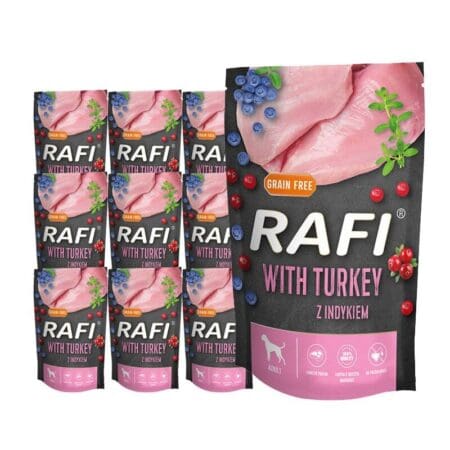 Dolina Noteci RAFI Turkey Flavour 10 sachets for dogs *300 g