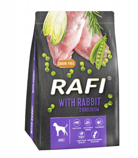 Dolina Noteci Rafi Dry Food For Adult Dogs - Rabbit 3kg
