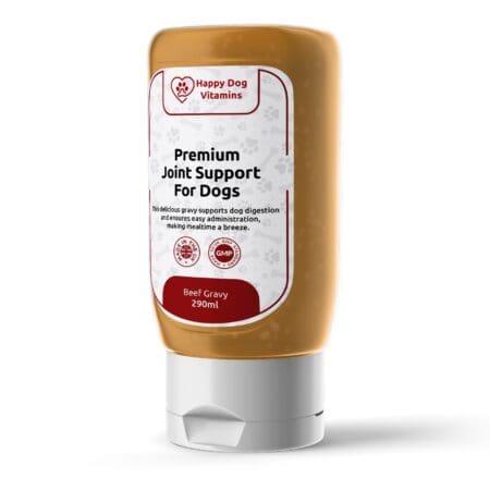 Happy Dog Vitamins- Joint Support for Dogs - Beef Gravy 290ml