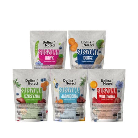Dolina Noteci Premium Delights Trio - 3 x 150g Air-Dried Dog Food Pack